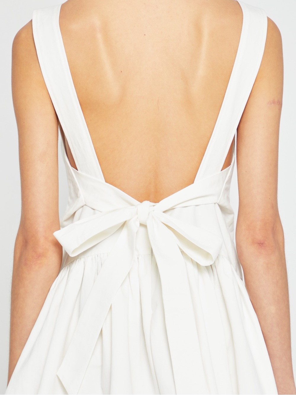 Kourt Cali Women’s White Cotton Square-Neck Mini Dress NWT Sz Sm - Picture 8 of 8